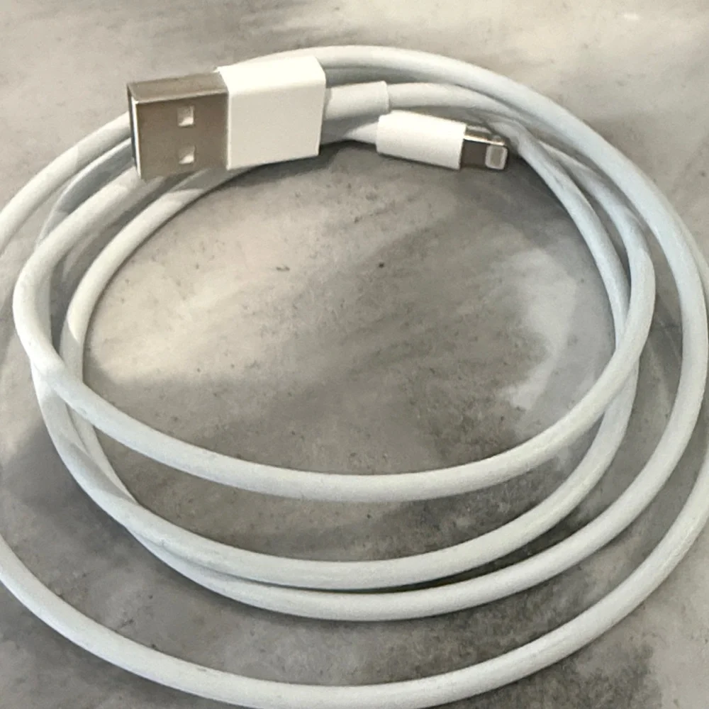 White USB Charging Cable